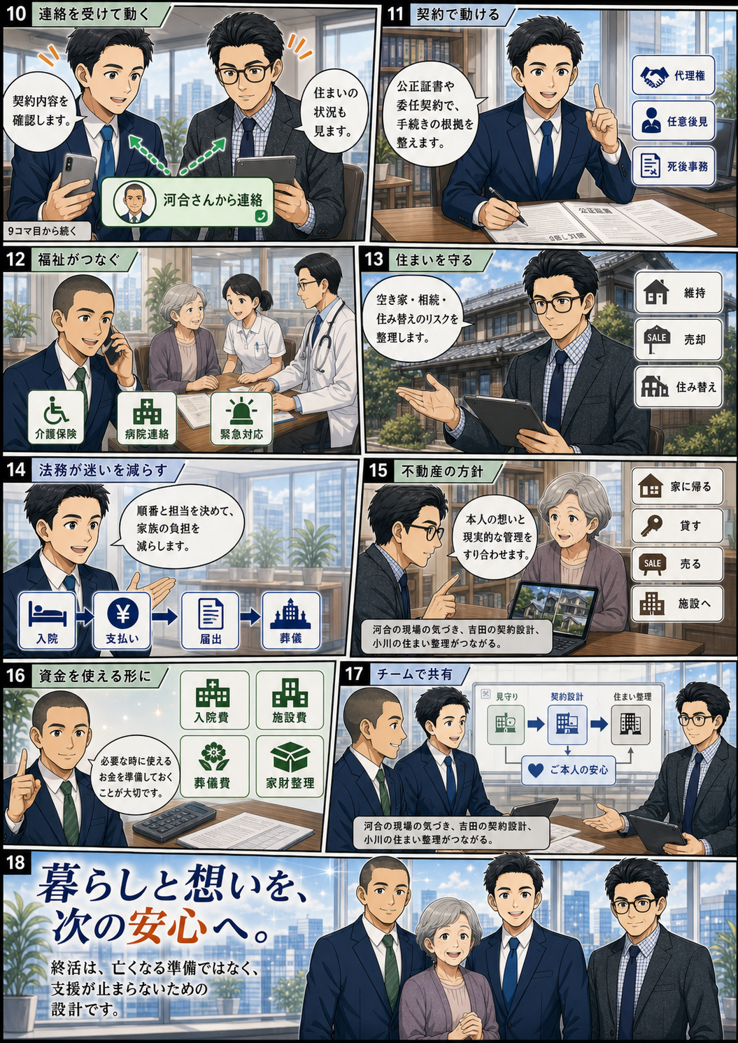 暮らしと想いを次の安心へつなぐ支援案内