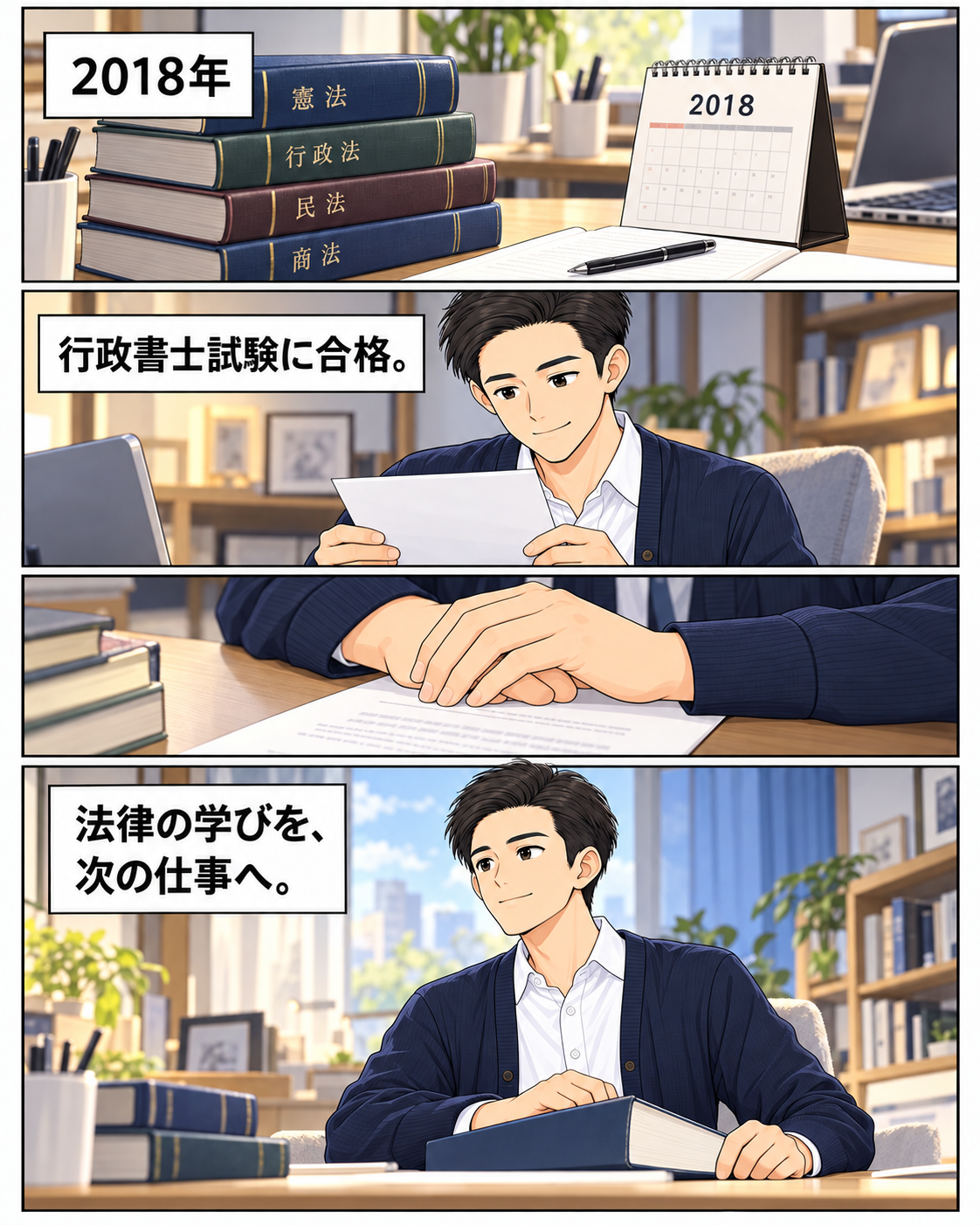 2018年に行政書士試験に合格